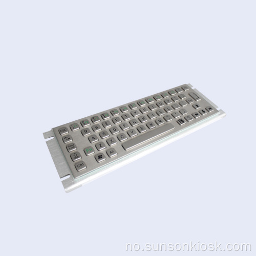 Robust anti-vandal tastatur for informasjonskiosk